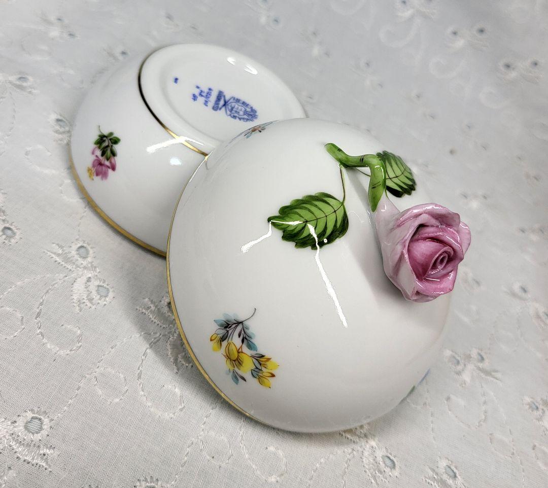 可愛い❤ヘレンド ミルフルール 小花 小物入れ ボンボニエール ジュエリー入れ
