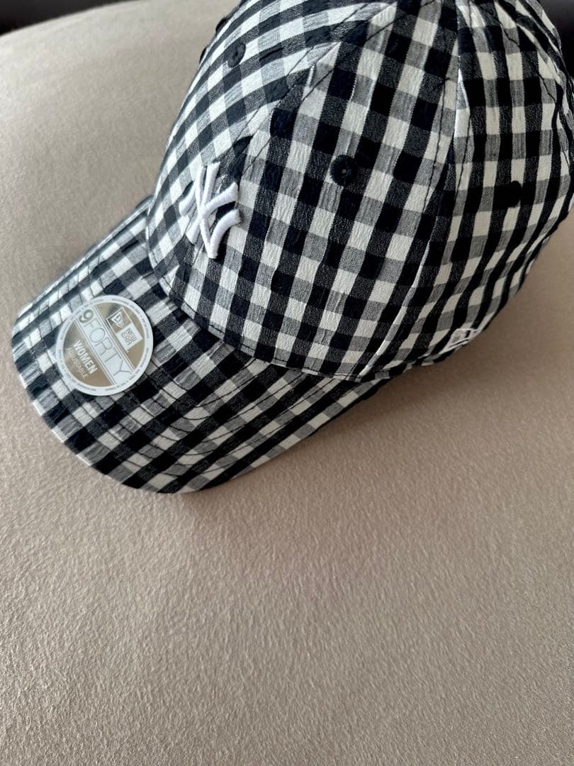 New Era ニューヨーク・ヤンキース ギンガムチェックキャップ