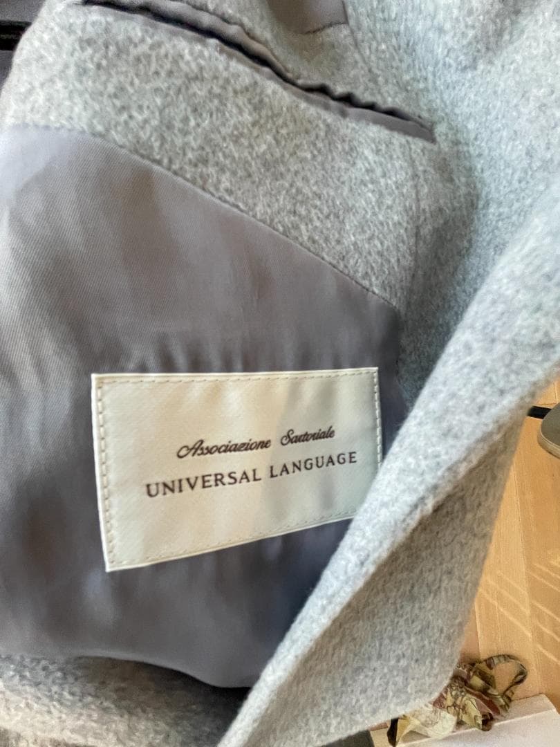 コロンボ社ピュアカシミヤUNIVERSALLANGUAGE チェスターコート
