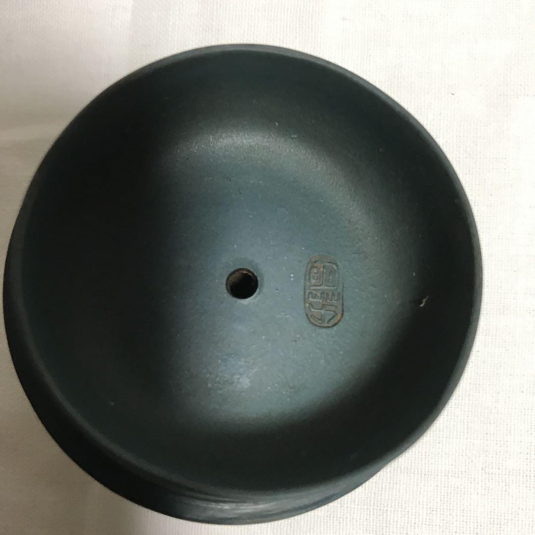 宜興緑泥蓮形急須