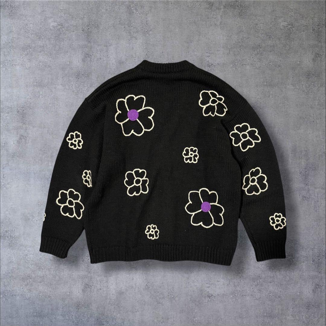 Spice A！chahchah チャーチャー 花柄 刺繍カーディガン