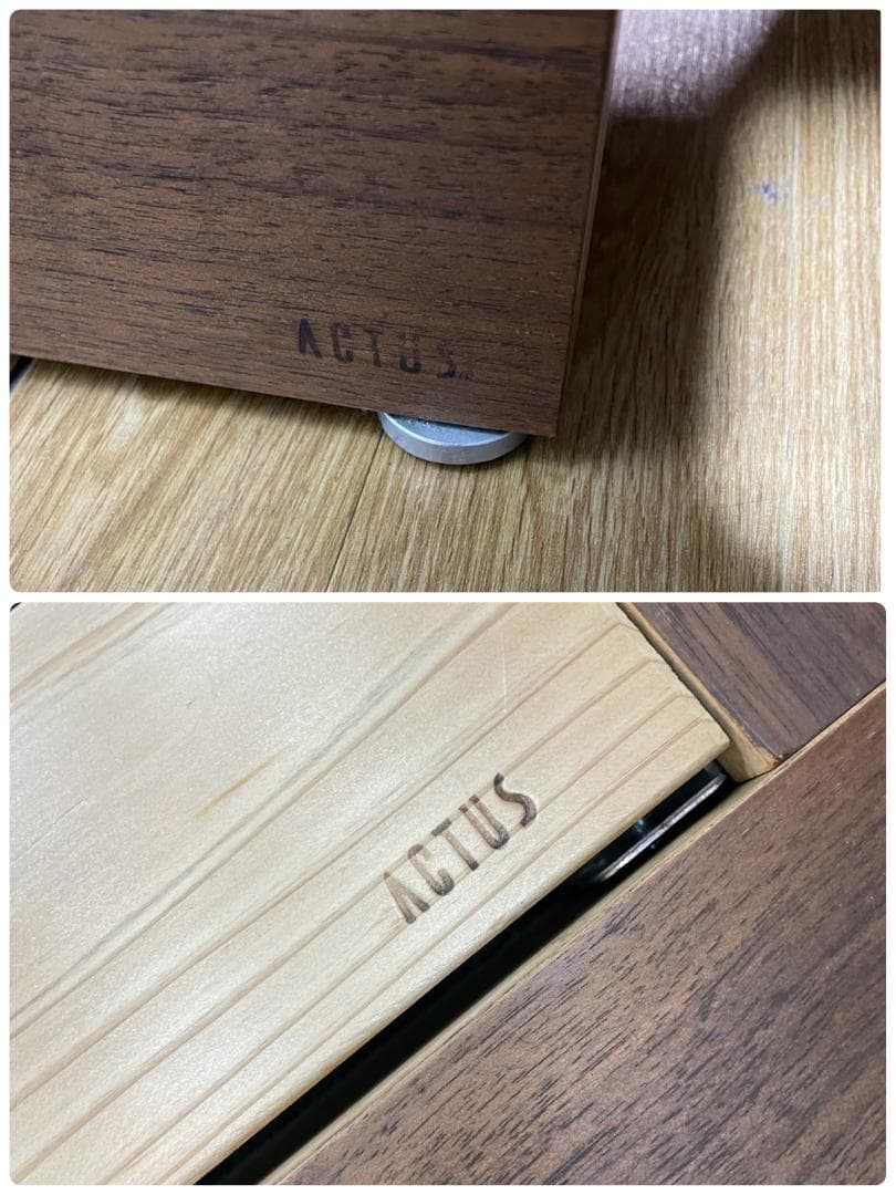 T♢804 アクタス ダブルベッド FB2 ベッドラダー 地域限定組立送料無料