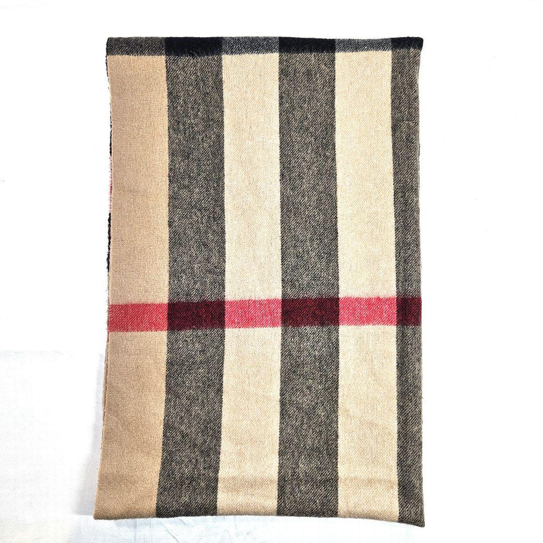 BURBERRY バーバリー チェック カシミヤ ウール ストール マフラー