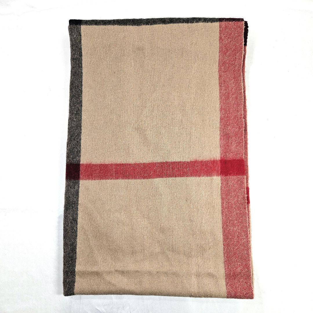 BURBERRY バーバリー チェック カシミヤ ウール ストール マフラー