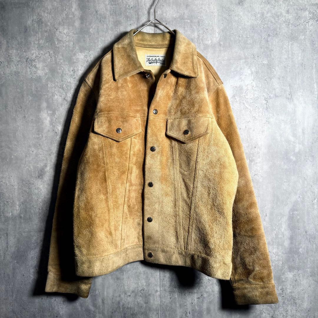 ⭐️希少⭐️ワコマリア スウェードトラッカージャケット 日本製 L〜XL相当 非売品