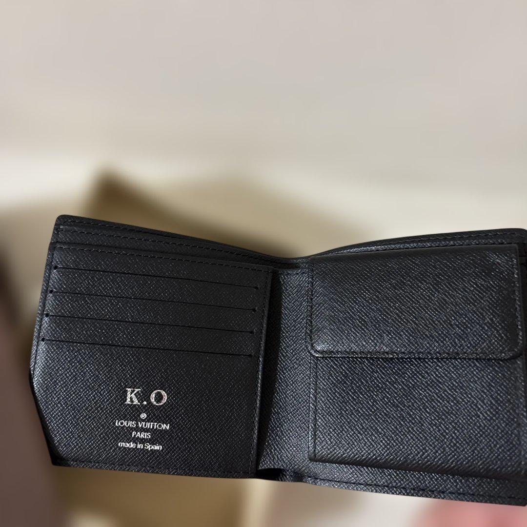 未使用品　ルイヴィトン　ダミエ　二つ折り財布　ケース