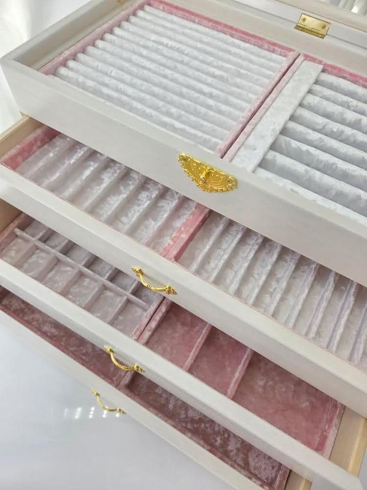 育てるジュエリーボックス、ワイド、鏡付き、本体のみ