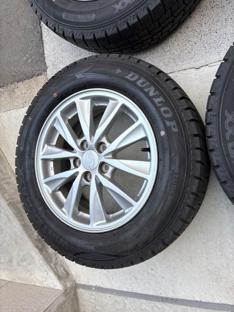 ひろ①195/65R15 24年38週製インプレッサ純正　pcd100
