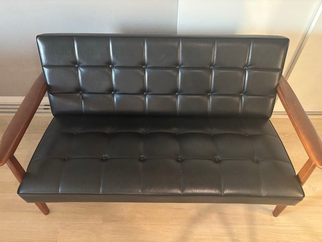 カリモク60 Kチェア 2シーター【美品】
