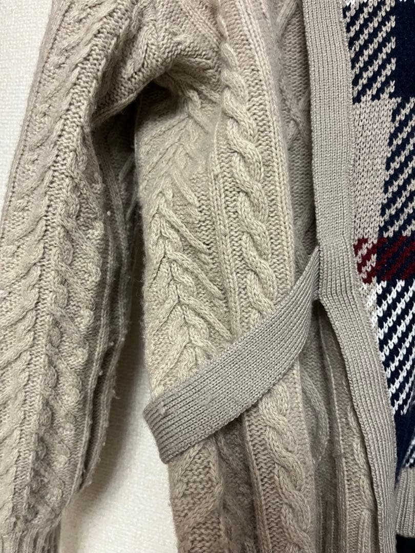 BLUE LABEL CRESTBRIDGE チェック柄ニット