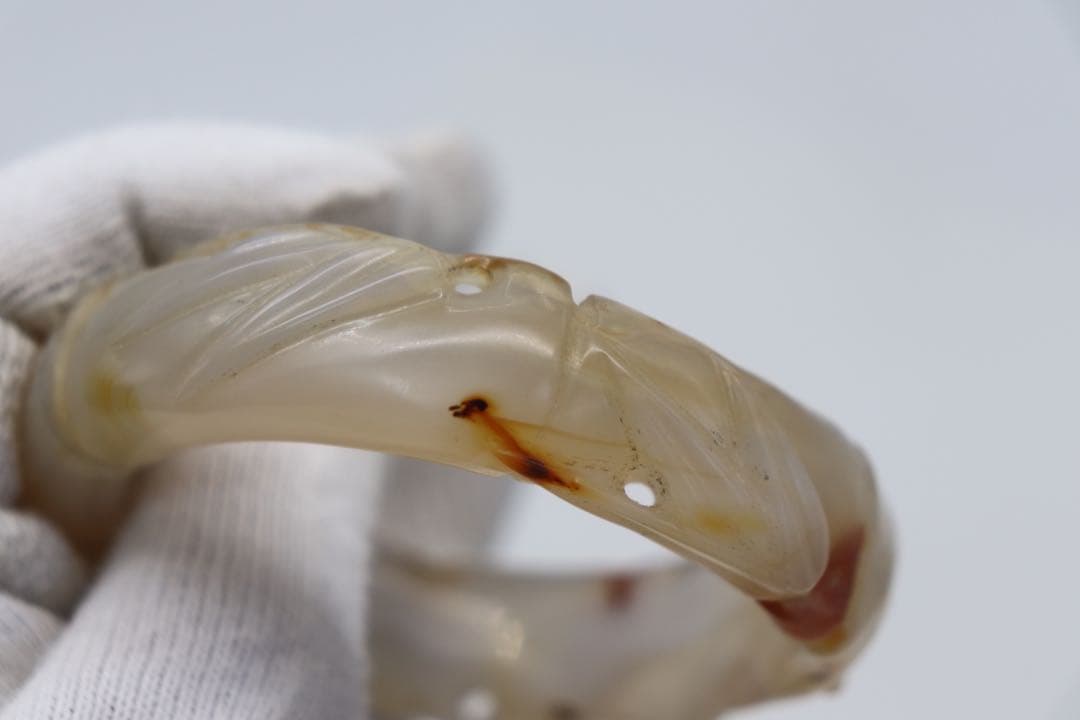 ※メノウ　竹節式ハングル　重さ92g 送料込み1217