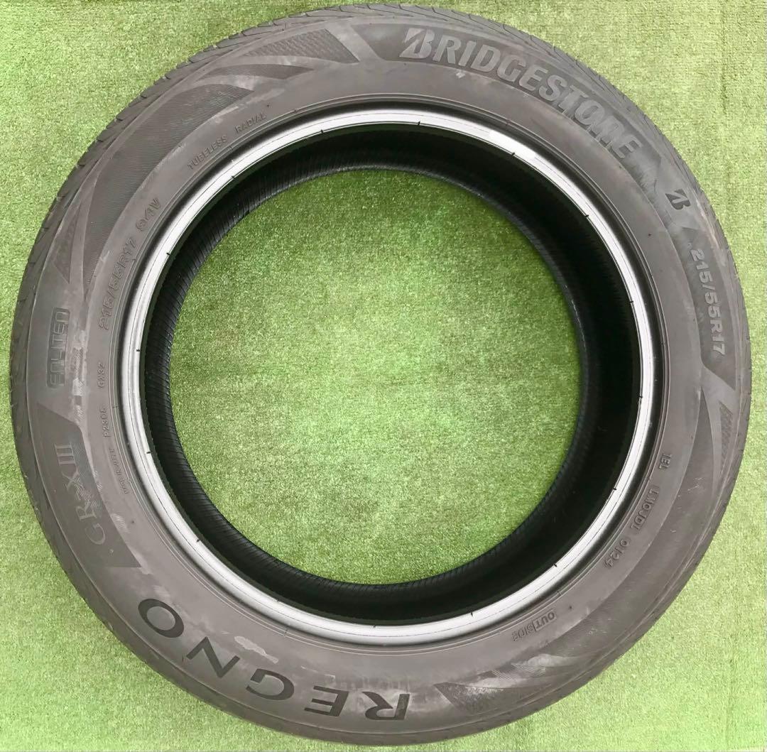 215/55 R17 BRIDGESTONE REGNOサマータイヤ 2024年