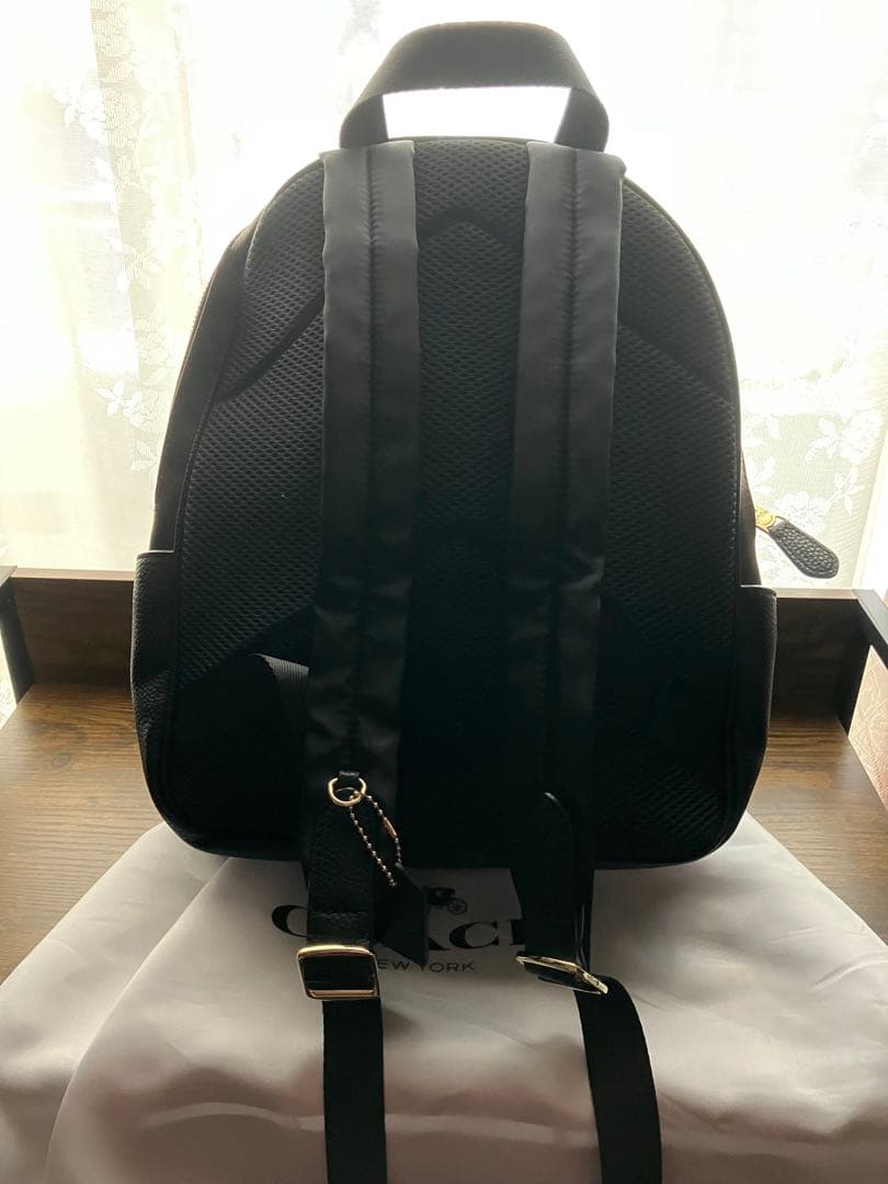COACH ブラック レザー バックパック 【極美品】新品未使用