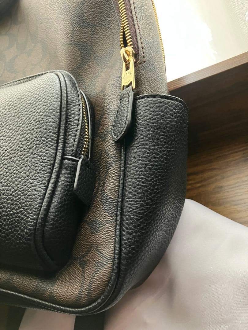COACH ブラック レザー バックパック 【極美品】新品未使用