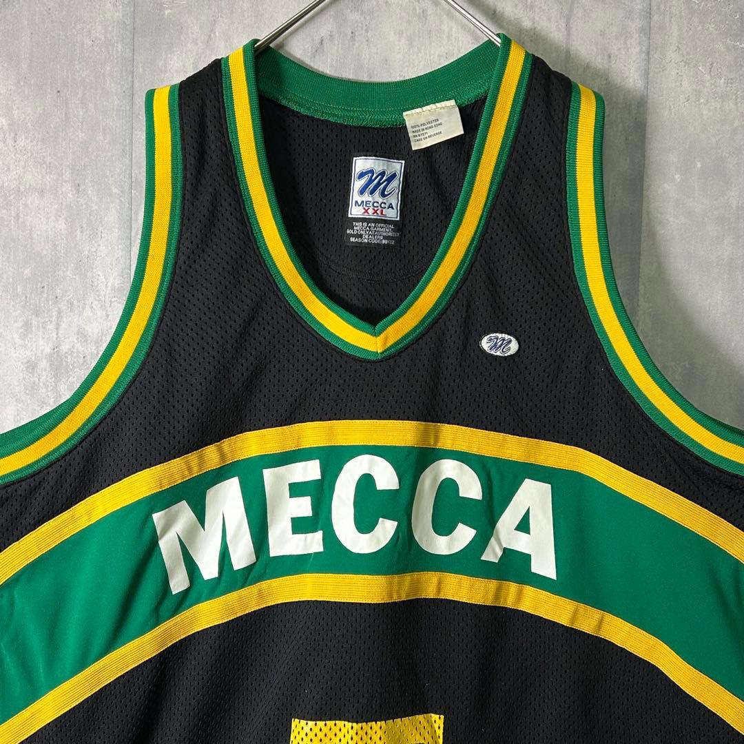 希少 90s' HIPHOP MECCA HOOP セットアップ メッシュ 黒