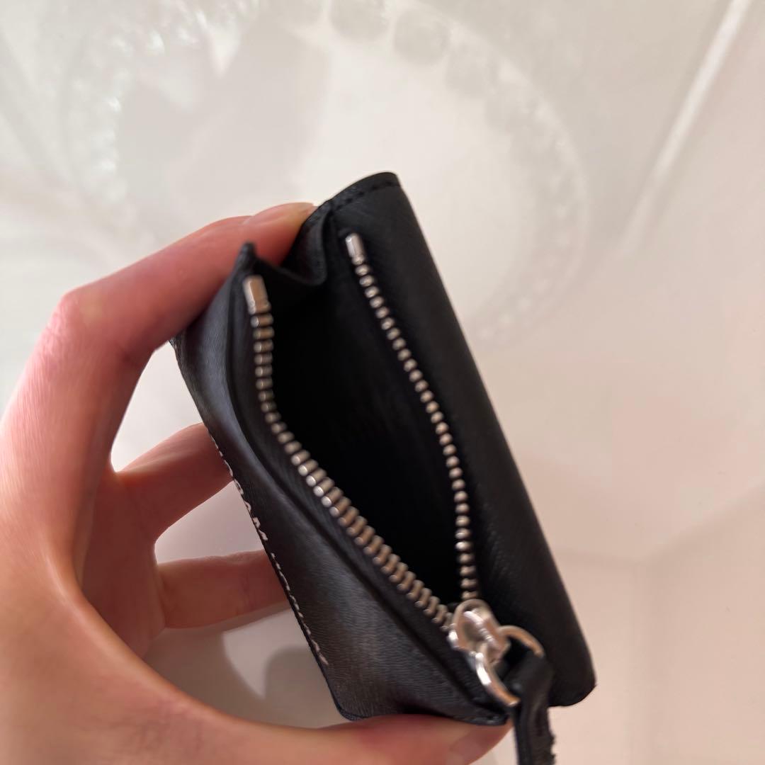 Maison Margiela MM6 ブラック三つ折り財布
