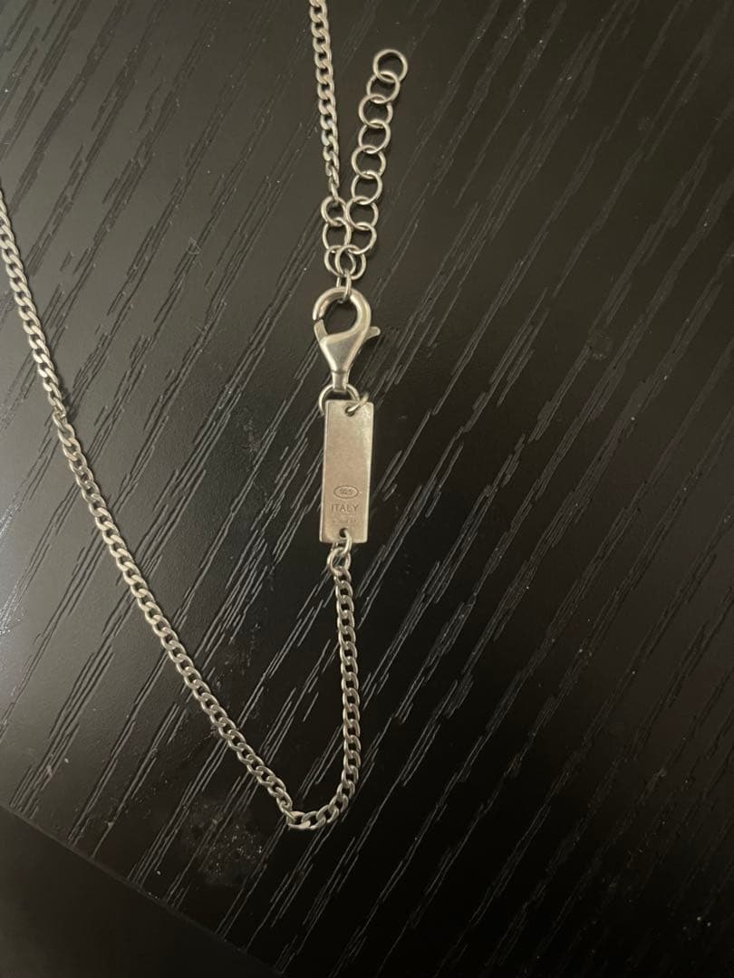 Mignon Margiela シルバー バー ネックレス