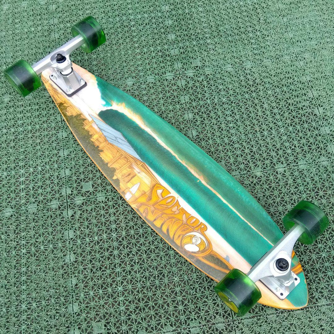 極美✨希少 SECTOR9バンブー ロング サーフスケート CX系/YOW ヤウ