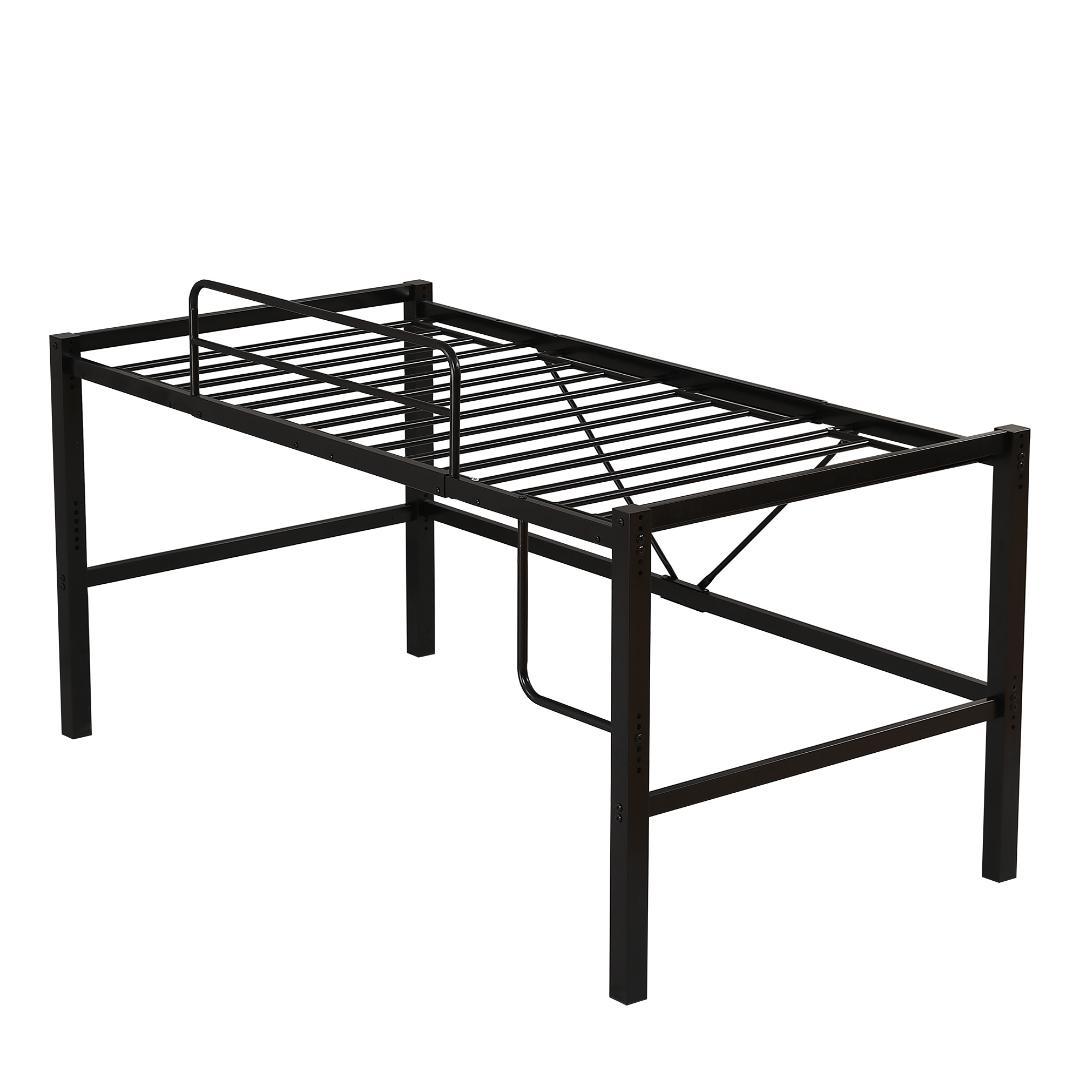 【高さ90cm】ロフトベッドパイプベッド シングルベッドロータイプ 省スペース