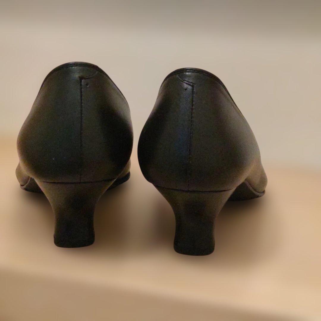 新品未使用 ワコール サクセスウォーク 黒 23cmスクエアトゥ パンプス