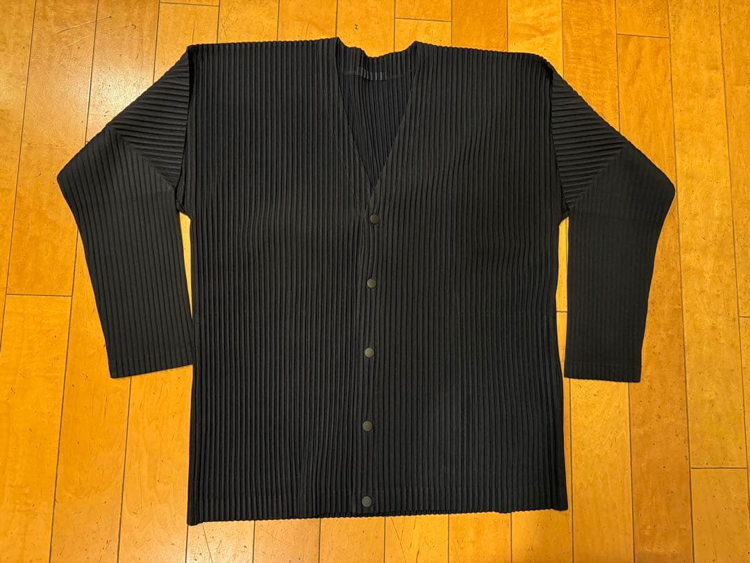【HOMME PLISSÉ ISSEY MIYAKE】プリーツ カーディガン 3