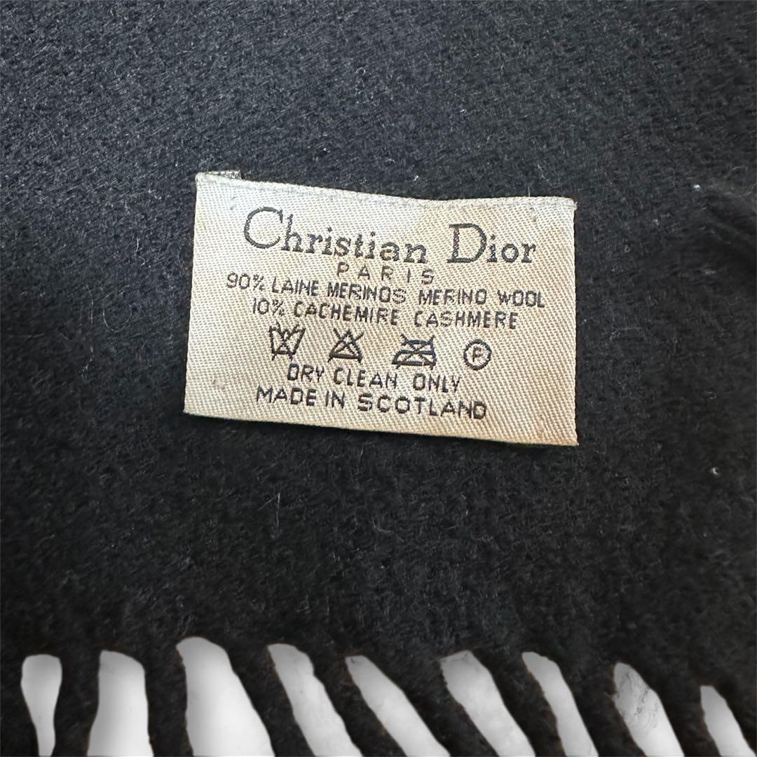 Christian Dior マフラー ダークブラウン