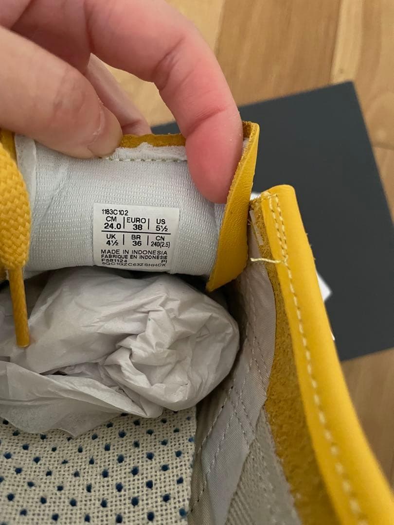 Onitsuka Tiger スニーカー Mexico66 イエロー 24cm