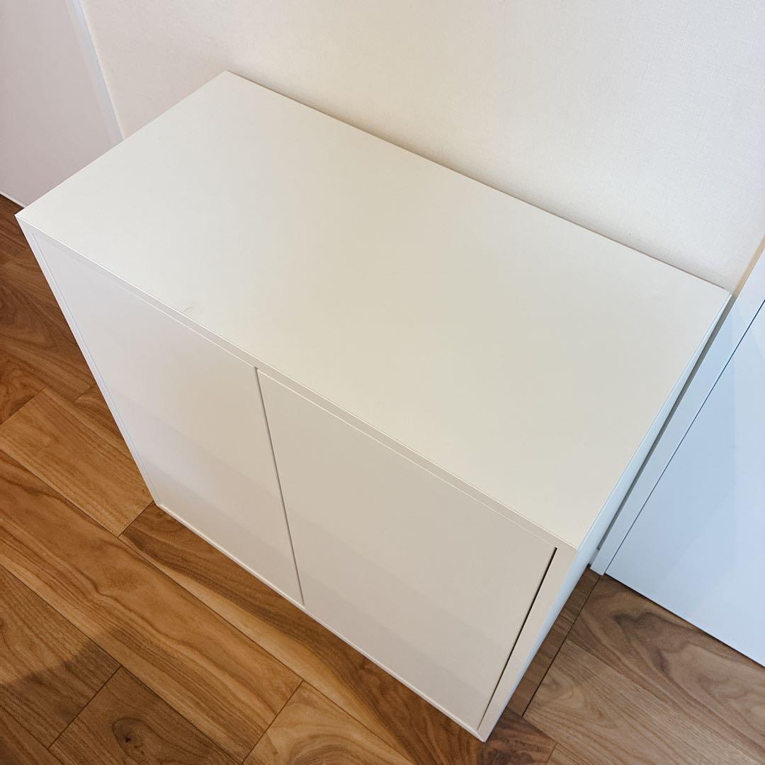 【完成品・設置送料込み】IKEA EKET エーケト キャビネット ホワイト