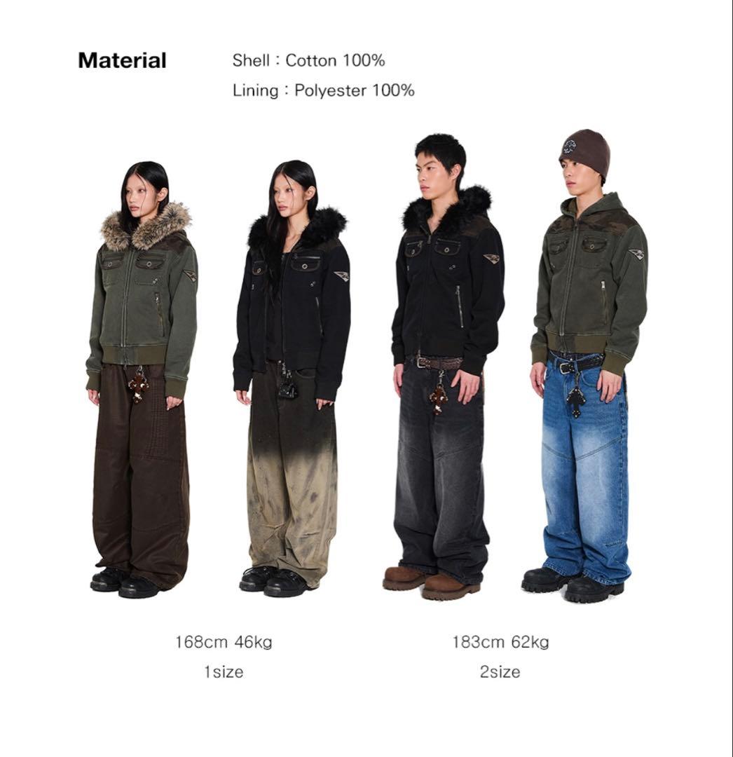 【日本から即日発送】AAKAM FurCamo Constrast Jacket
