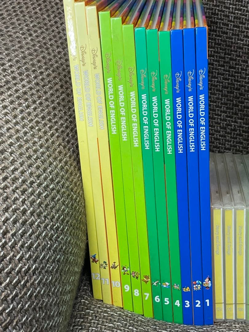 Disney English DWE book DVD CD 1〜12