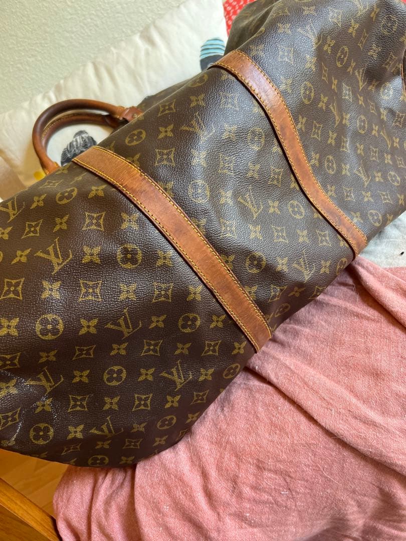 Louis Vuitton キーポル60 ボストンバッグ ブラウン