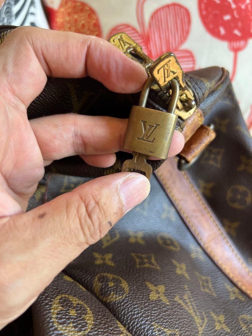 Louis Vuitton キーポル60 ボストンバッグ ブラウン