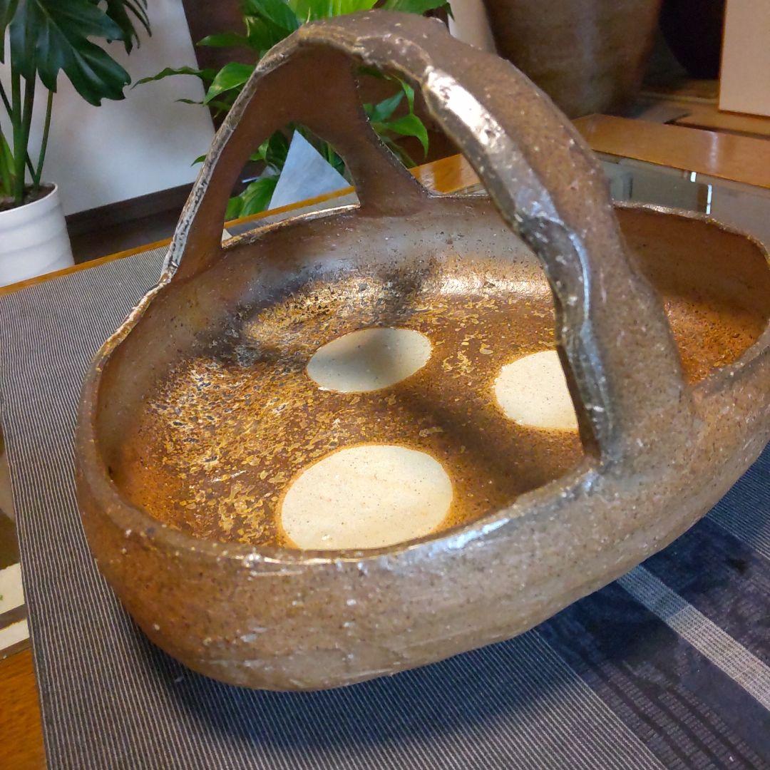 手鉢　80　備前焼