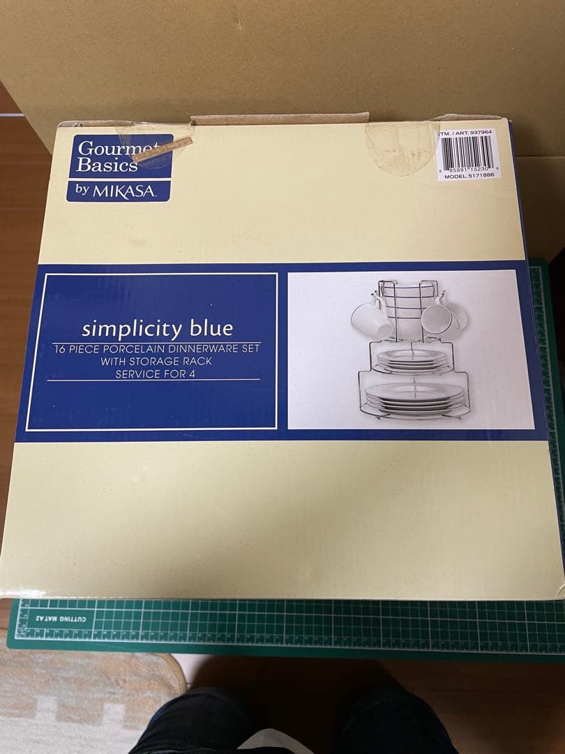 ❣新品❣　Mikasa Simplicity Blue 16ピース食器セット