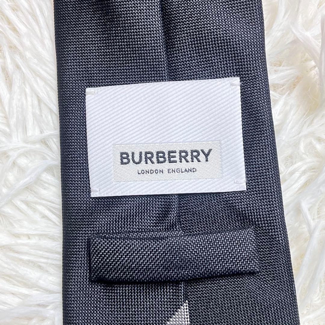 【極美品】Burberry バーバリー ネクタイ 現行タグ ノバチェック シルク