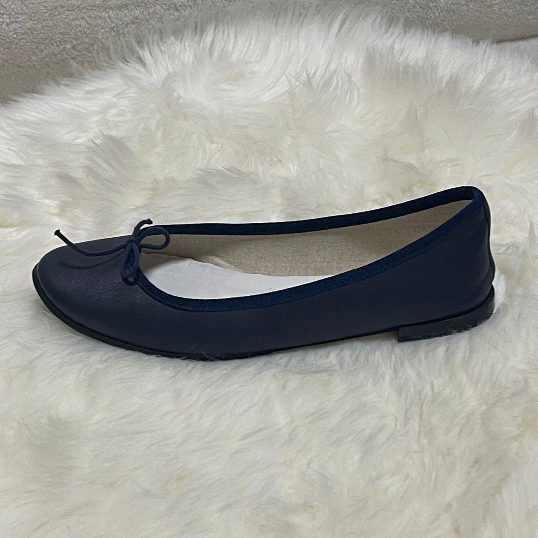 美品　Repetto レペット バレエシューズ ネイビー 39