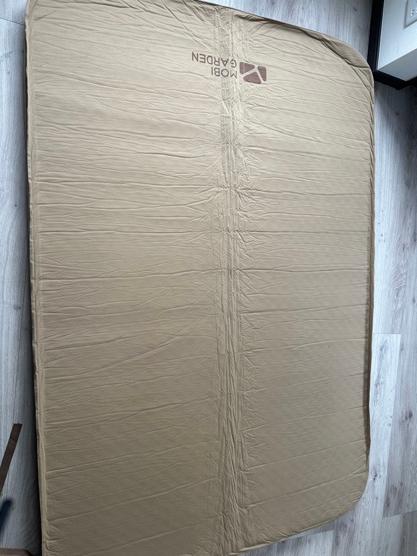 MOBI GARDEN ダブルマットレス ベージュ 収納袋付き