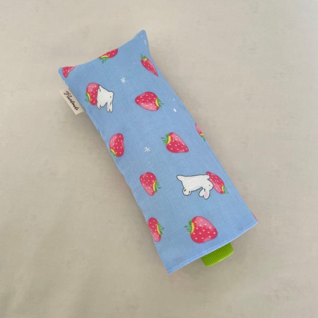 ガーゼハンカチ　うさぎ133 ハンドメイド　(ペットボトルカバー)