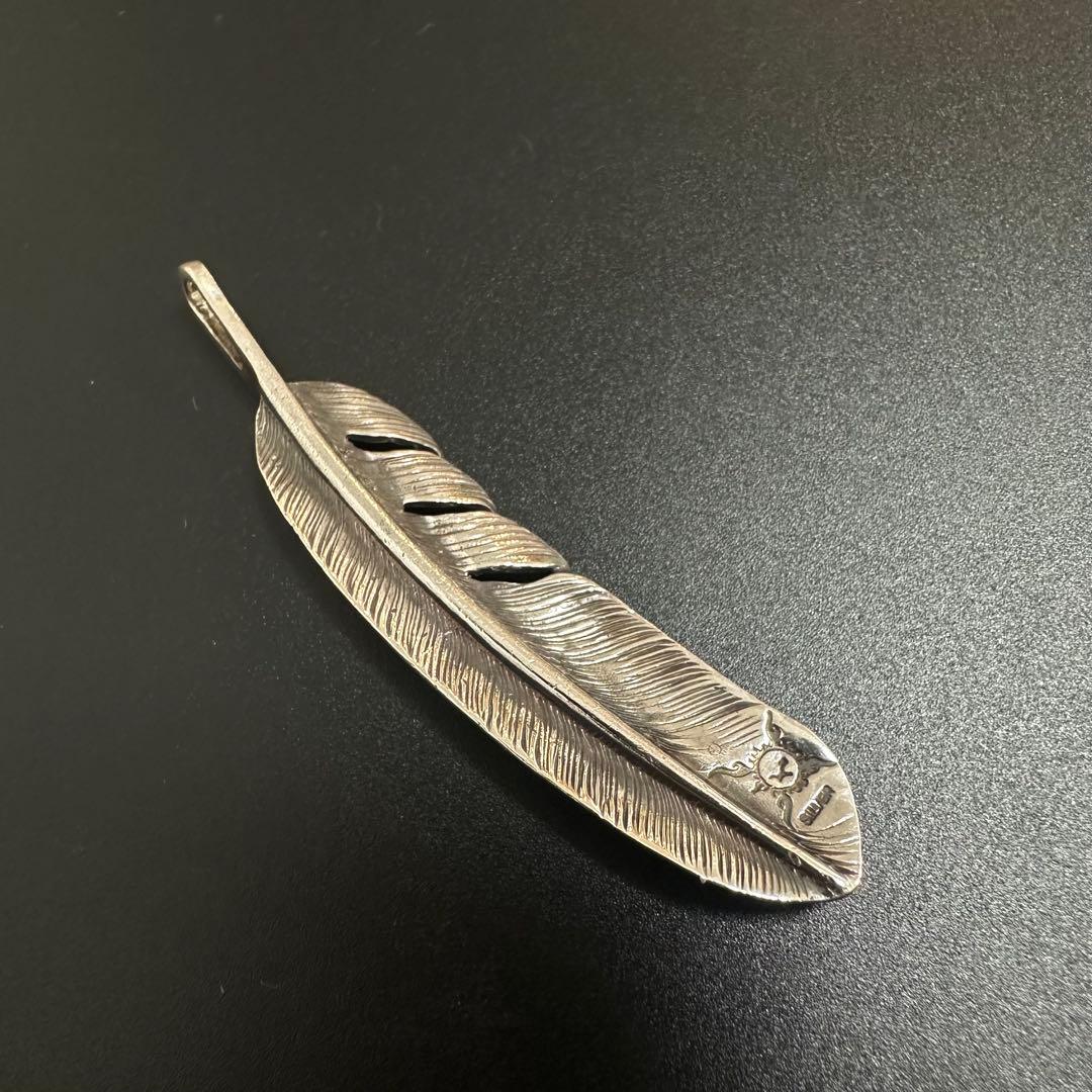 【美品】FIRST ARROWS K18透かしマーク付フェザー　75mm