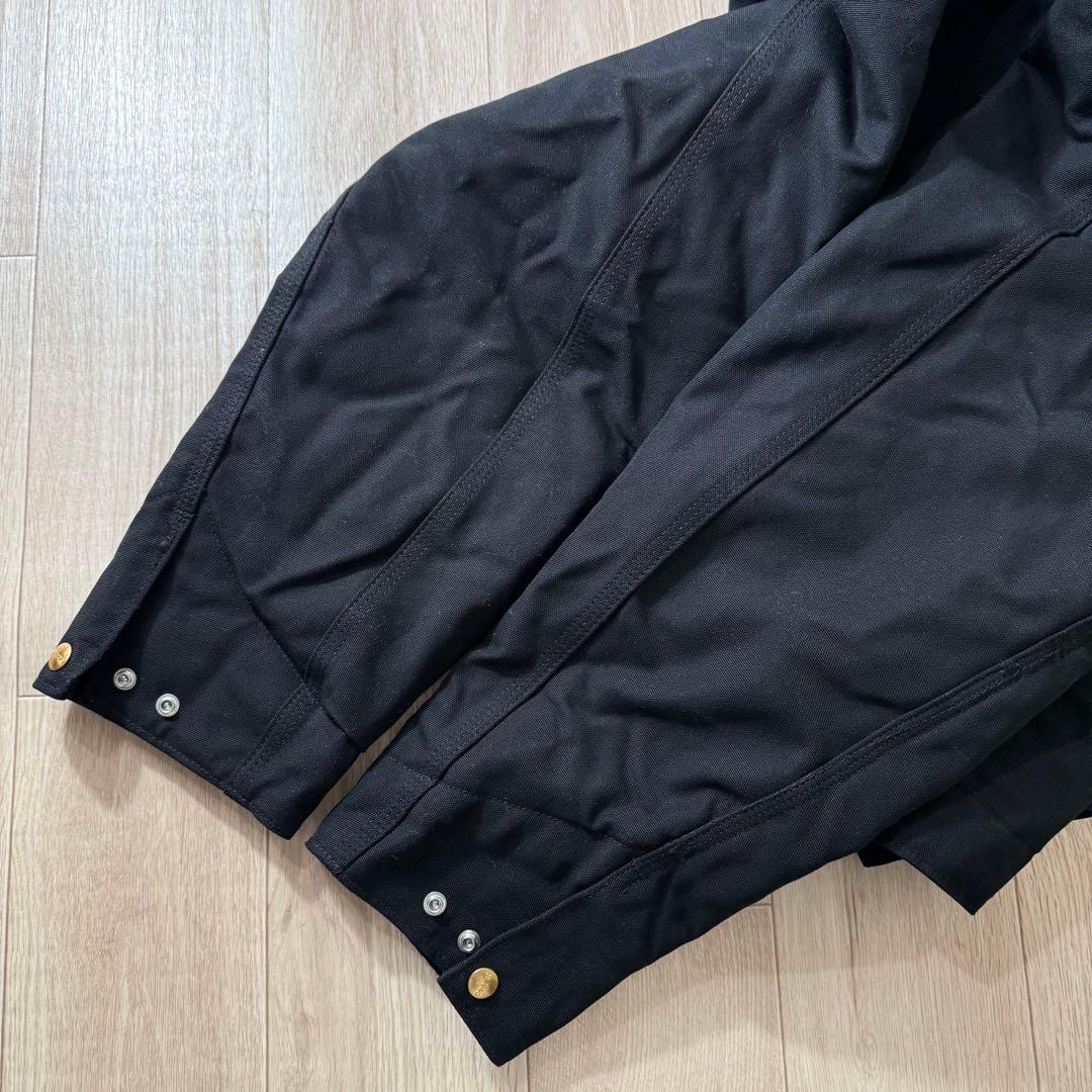 USA製デッド！Carhartt デトロイトジャケット XL 黒 ブラック