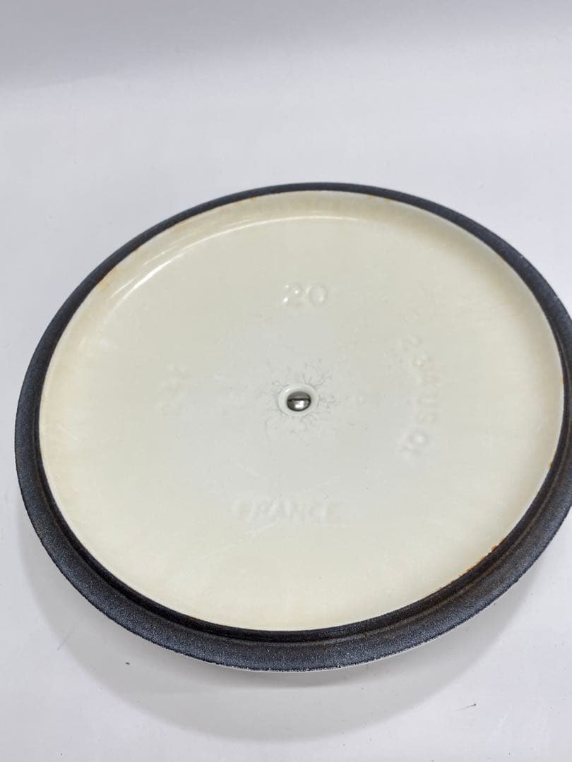 LE CREUSET ホワイト 両手鍋 20cm