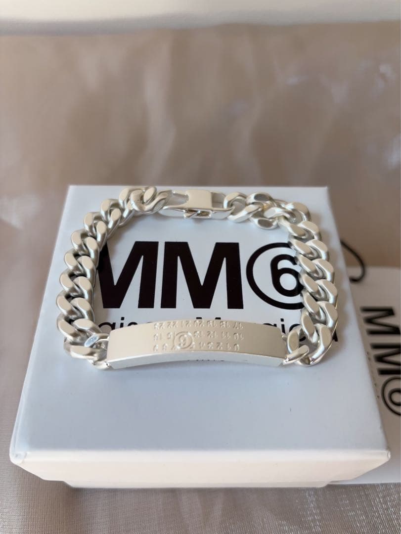 MM6 Maison Margiela クラシック真鍮チェーンブレスレット箱付き