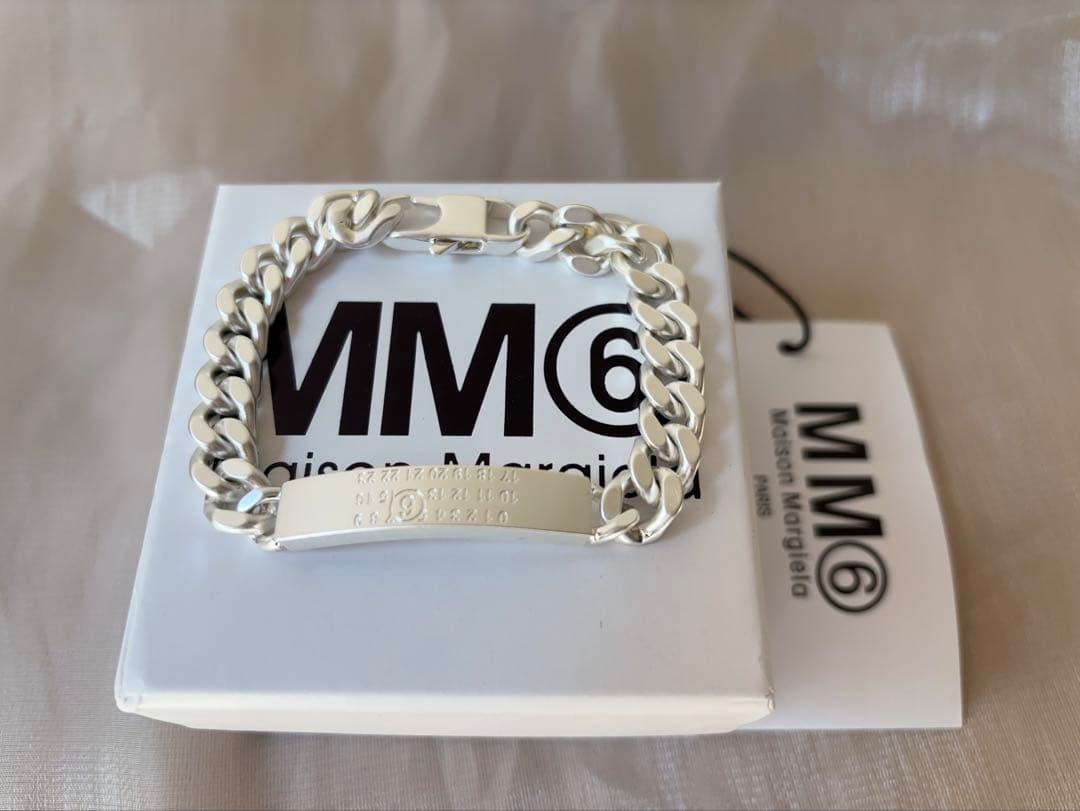 MM6 Maison Margiela クラシック真鍮チェーンブレスレット箱付き