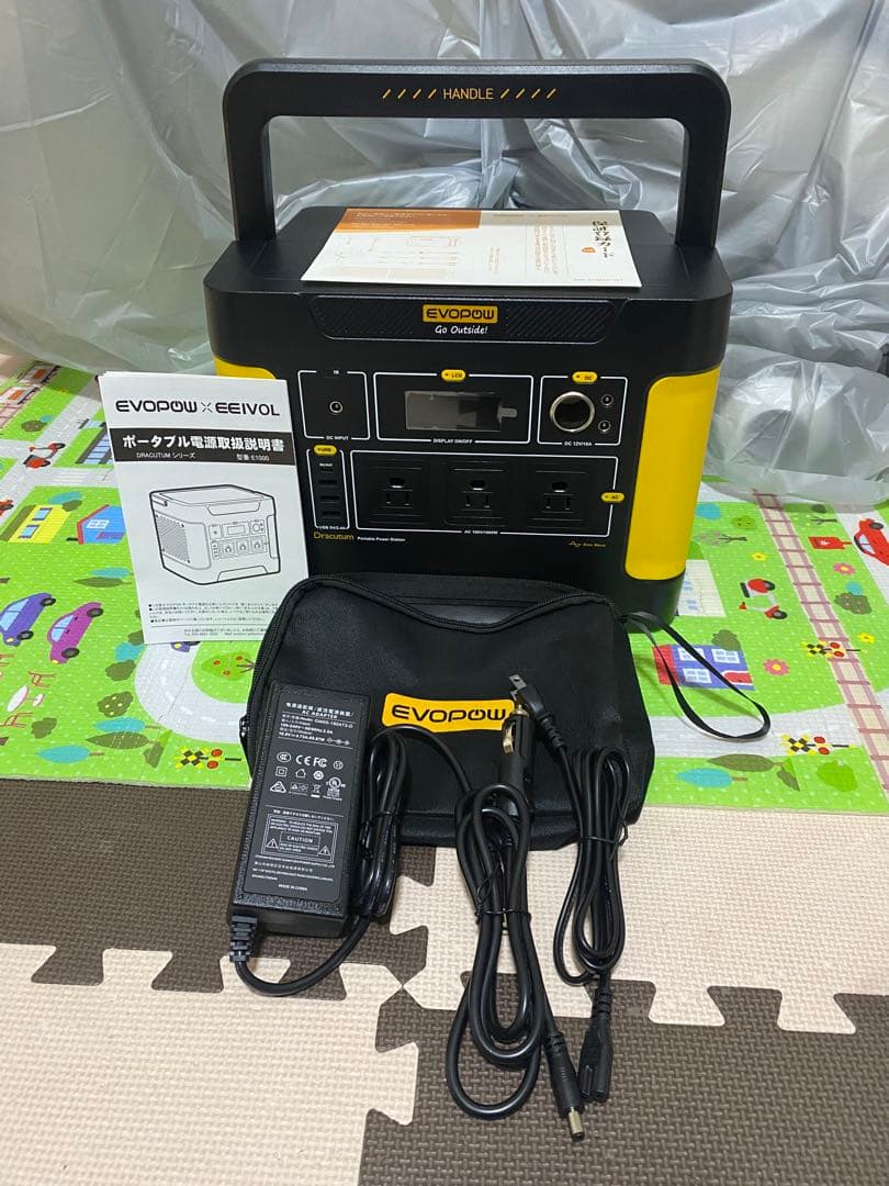Evopowポータブル電源 リン酸鉄1024Wh AC1000Wサージ2000W