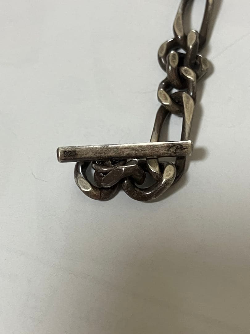 【PRY】Antique Silver Chain Necklace 925