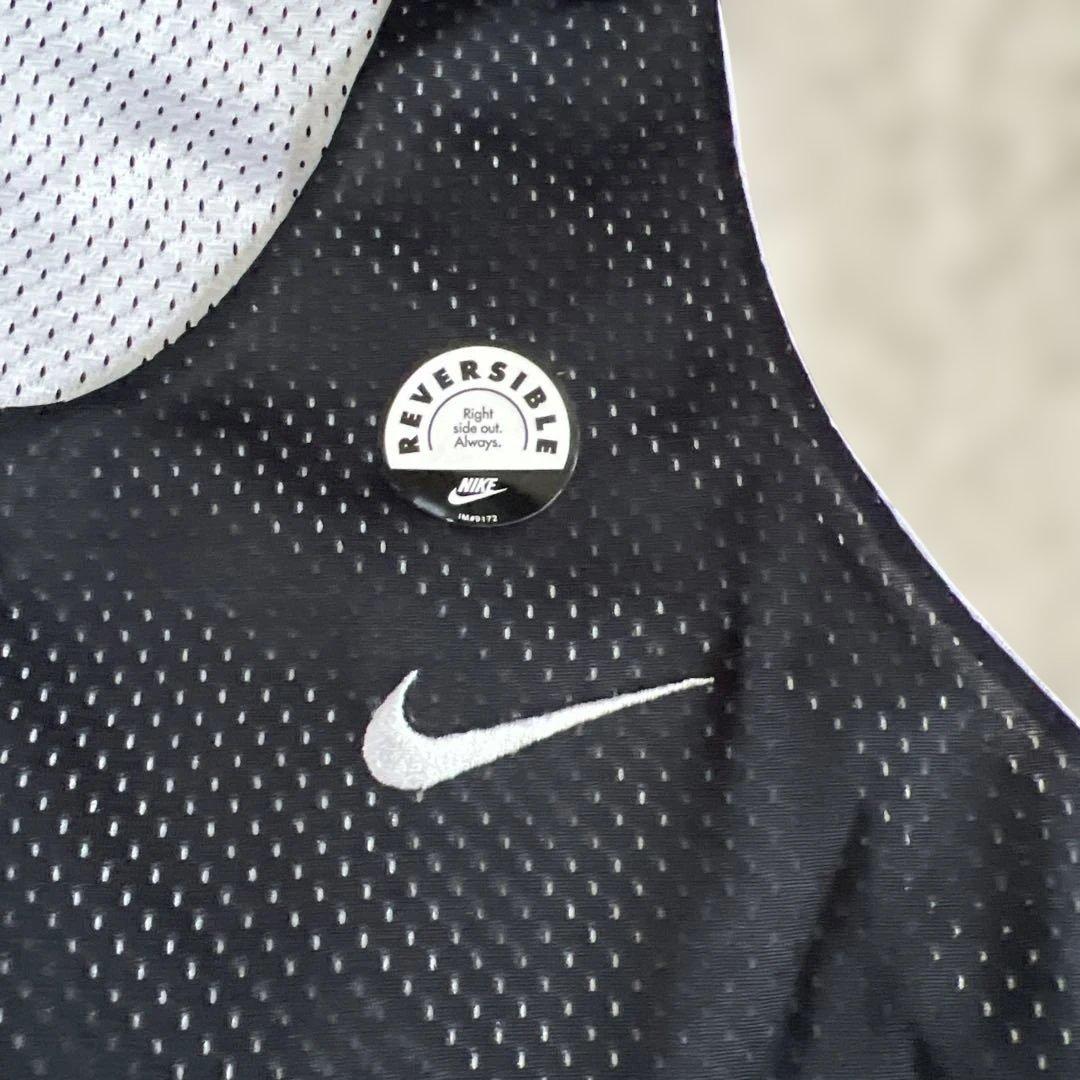 デッドストック/NIKE/ナイキ/リバーシブル/メッシュタンクトップ/黒×白