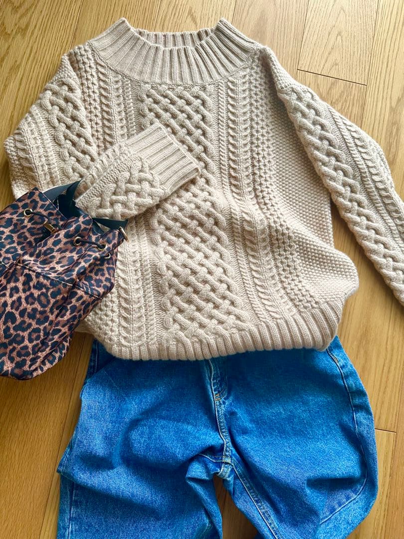 70%OFF⭐︎Drawer ウールカシミヤケーブルニット