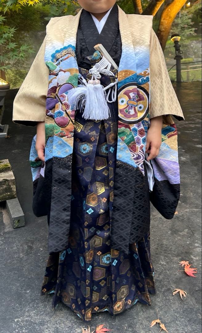 七五三用 子供 着物 袴一式　5歳男の子