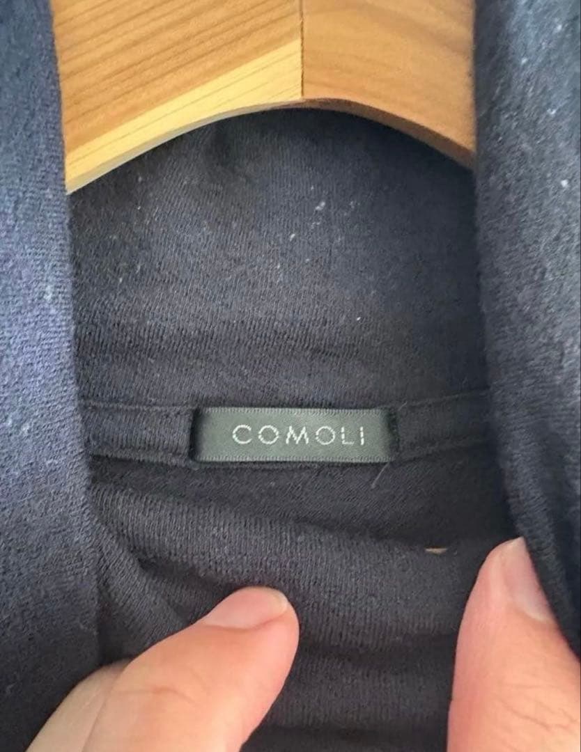 COMOLI (コモリ) ウール天竺 長袖タートルネック