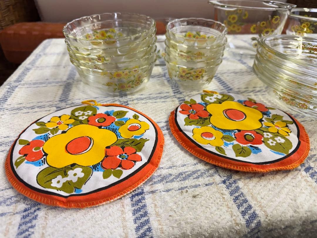 PYREX 耐熱ガラス　小皿　中皿　大皿　ボウル　パイ皿　食器　セット売り